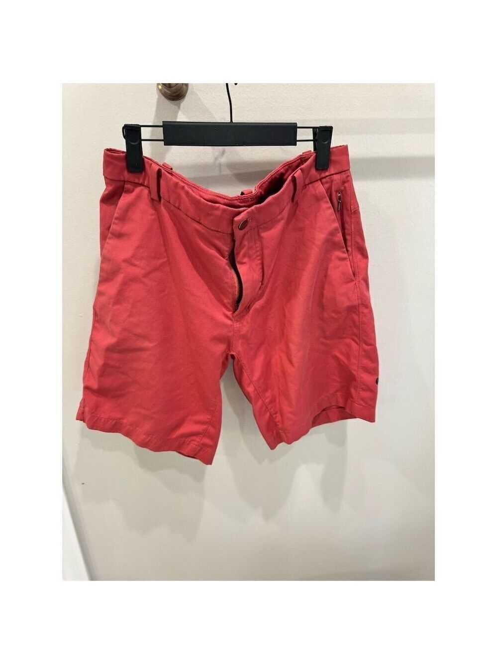 Lululemon Men's Chino Shorts Size 34 Pink Flat Front Casual Summer